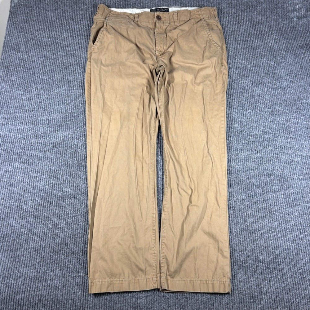 American Eagle Outfitters Pants Mens 38x32 Original Straight Khaki Chino Tan